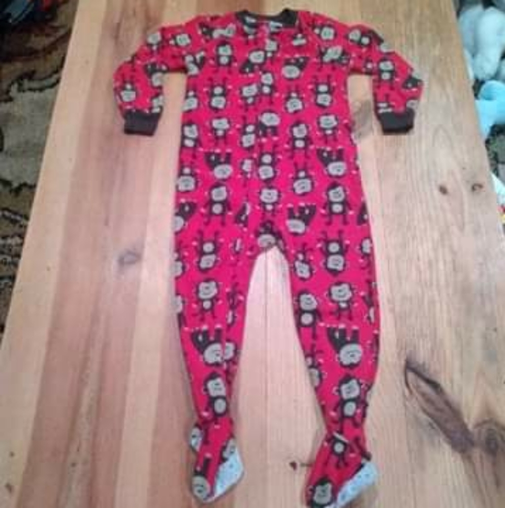 Fleece footy pajamas